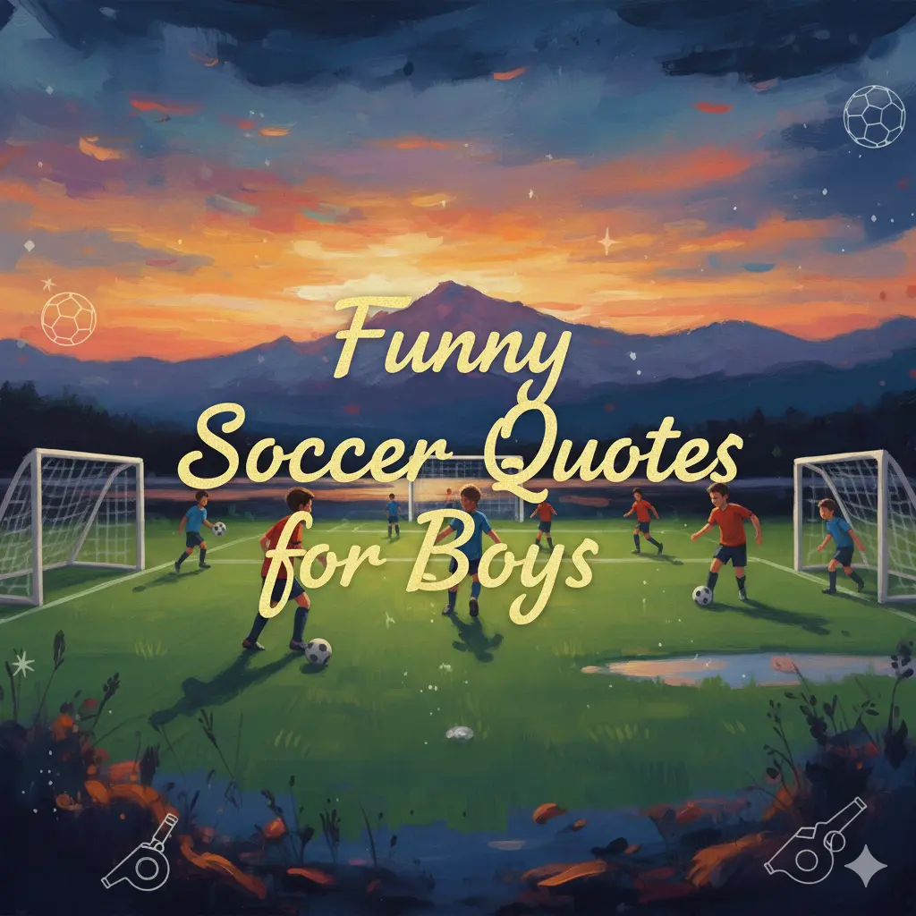  Funny Soccer Quotes for Boys 