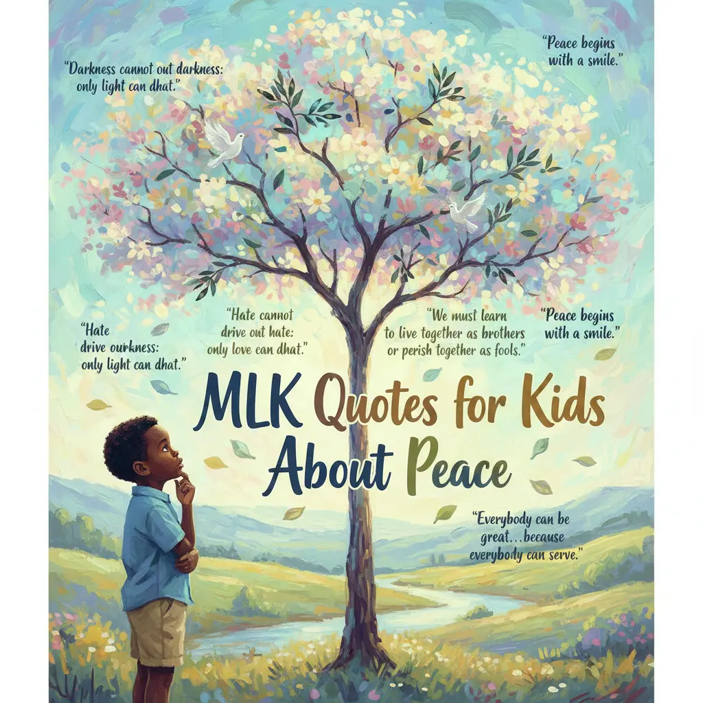 MLK Quotes for Kids About Peace
