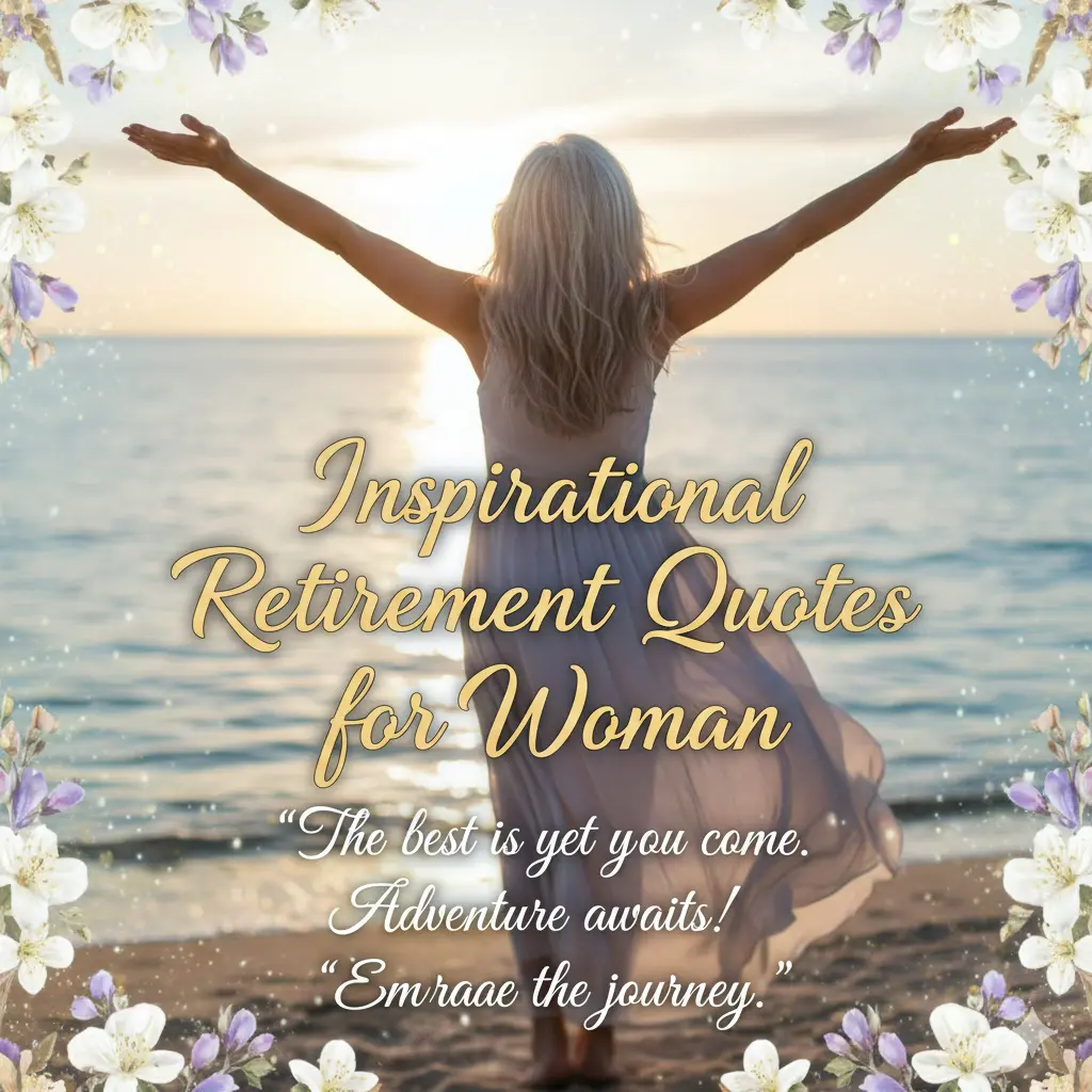 Inspirational Retirement Quotes for Woman