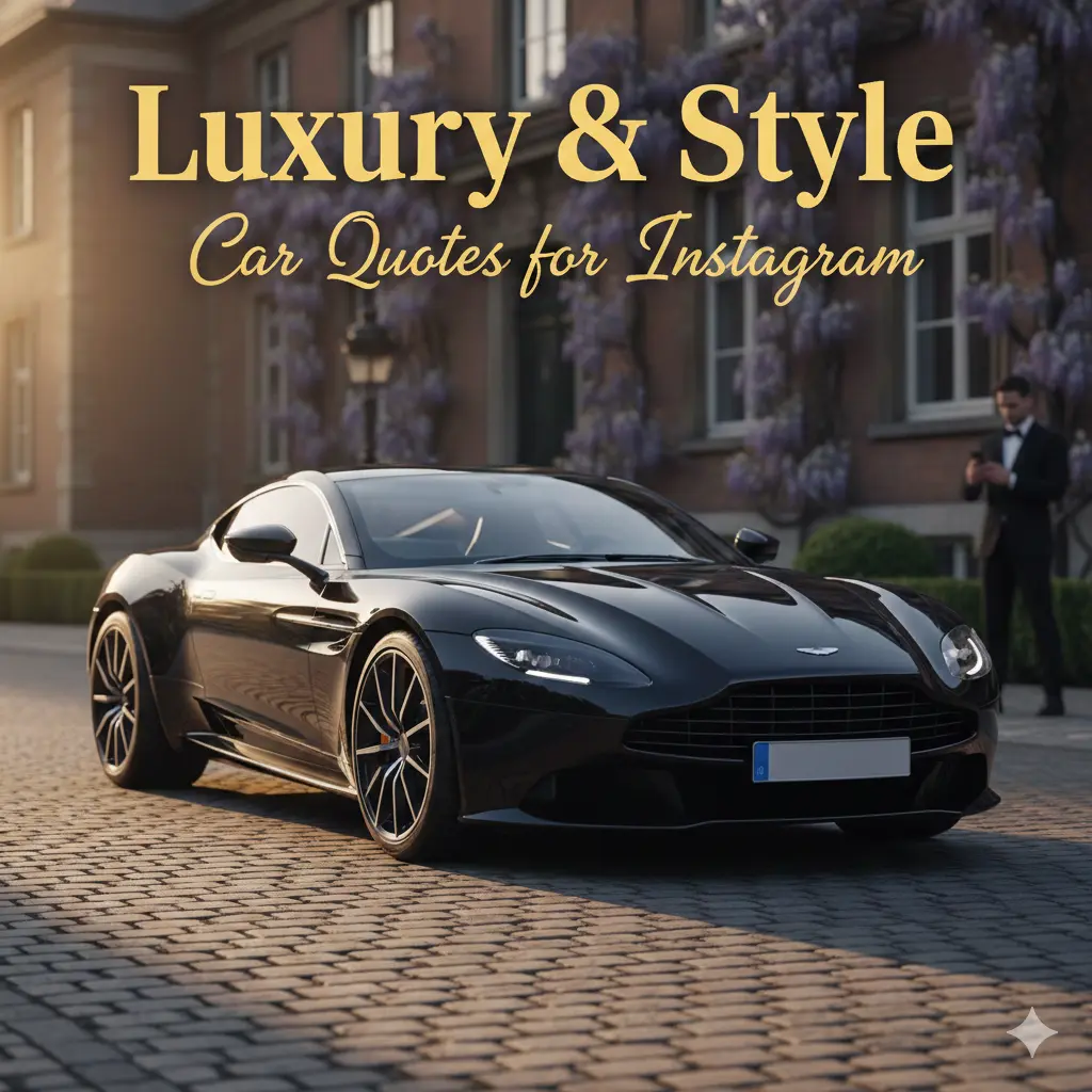 Luxury & Style Car Quotes for Instagram
