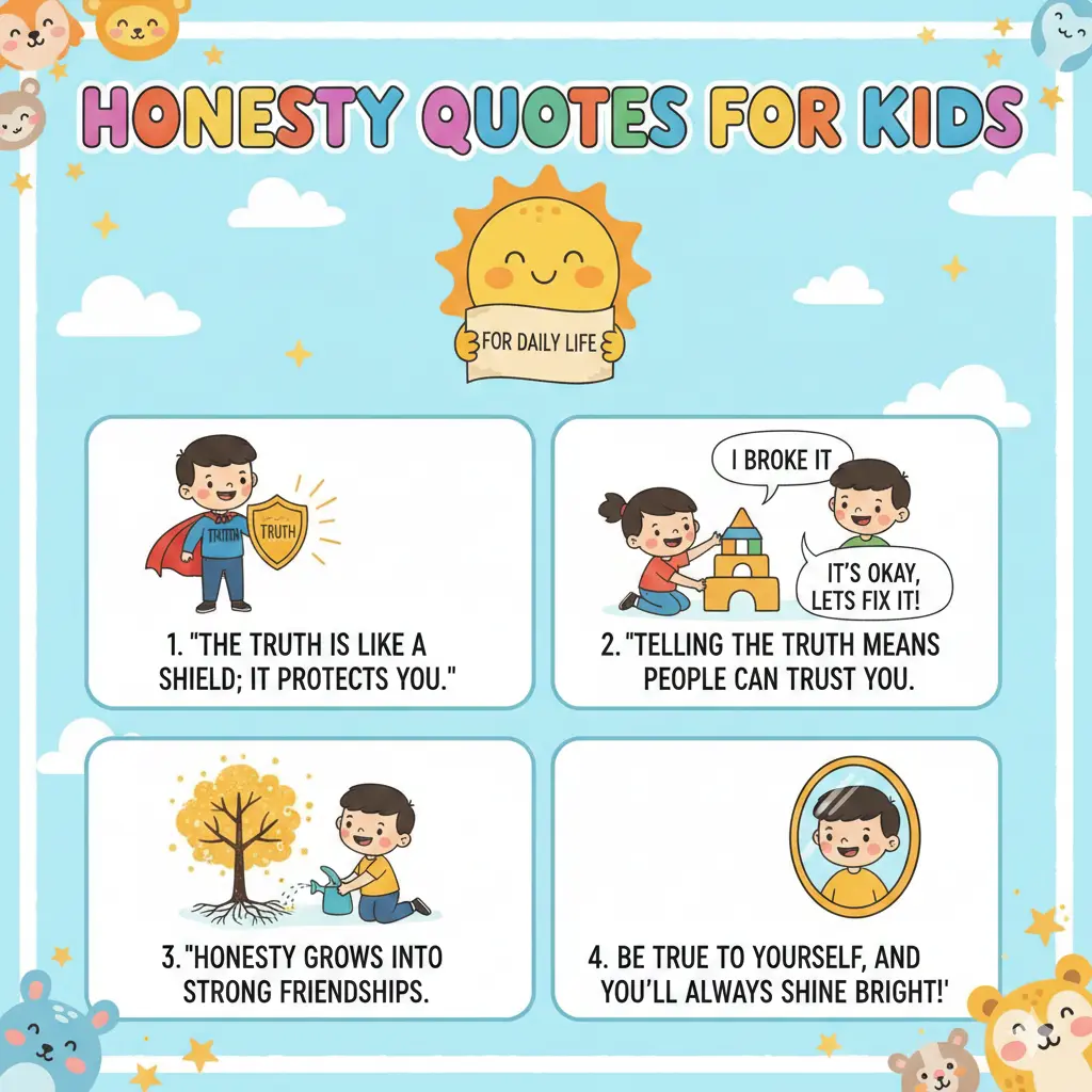 Honesty Quotes for Kids for Daily Life