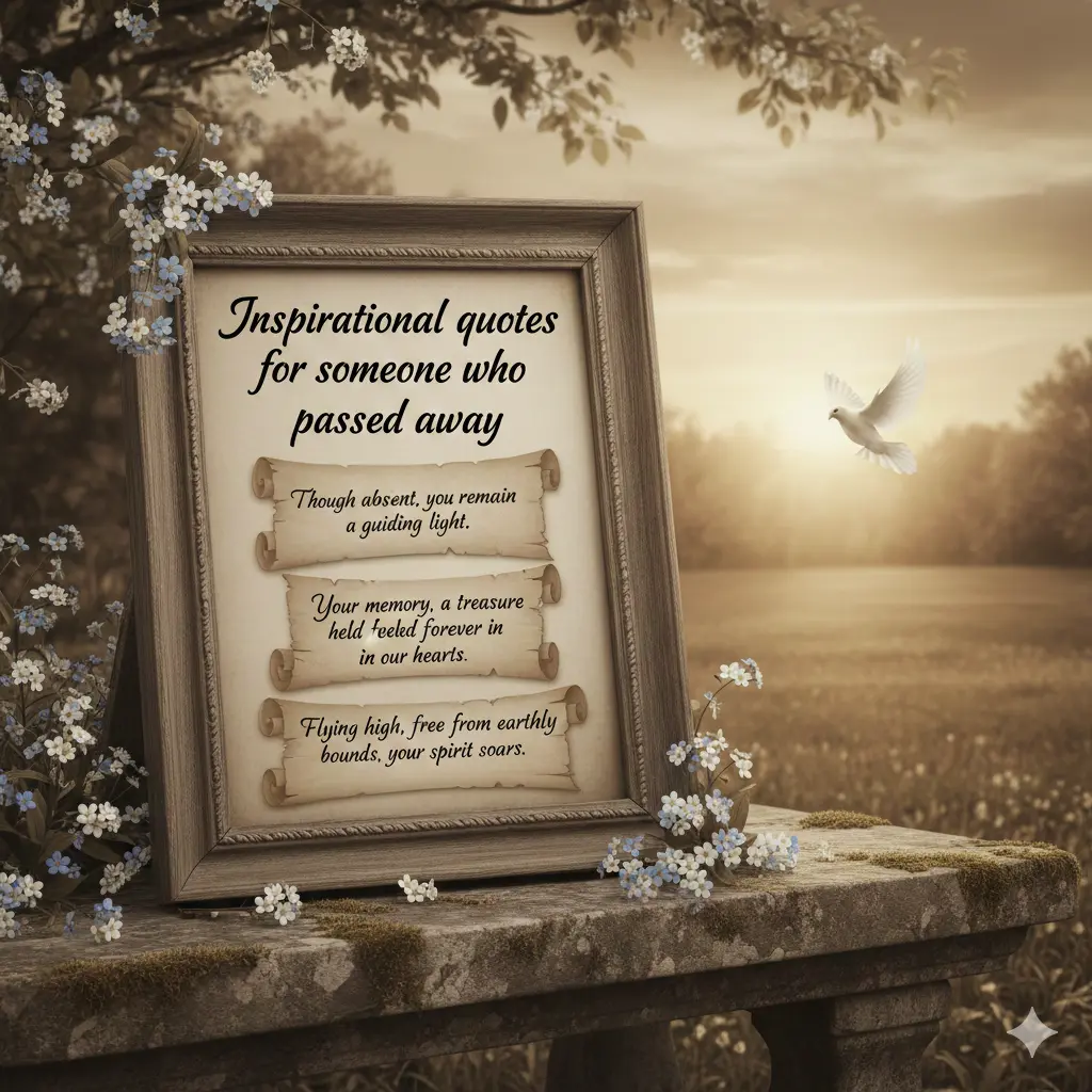  Inspirational quotes for someone who passed away