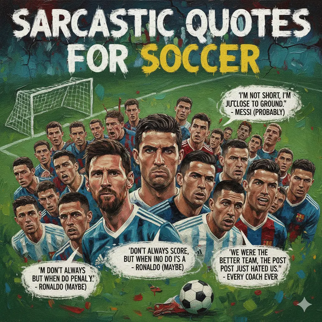  Sarcastic Quotes for Soccer