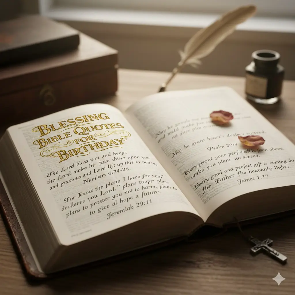 Blessing Bible Quotes for Birthday
