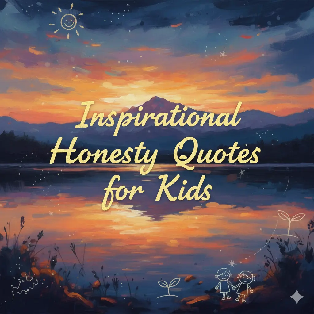 Inspirational Honesty Quotes for Kids