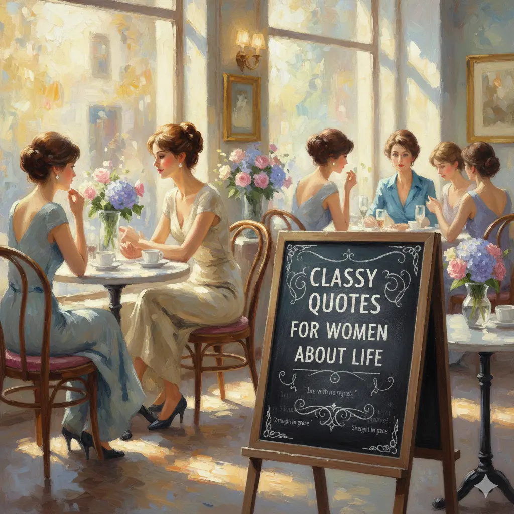 Classy Quotes for Women About Life