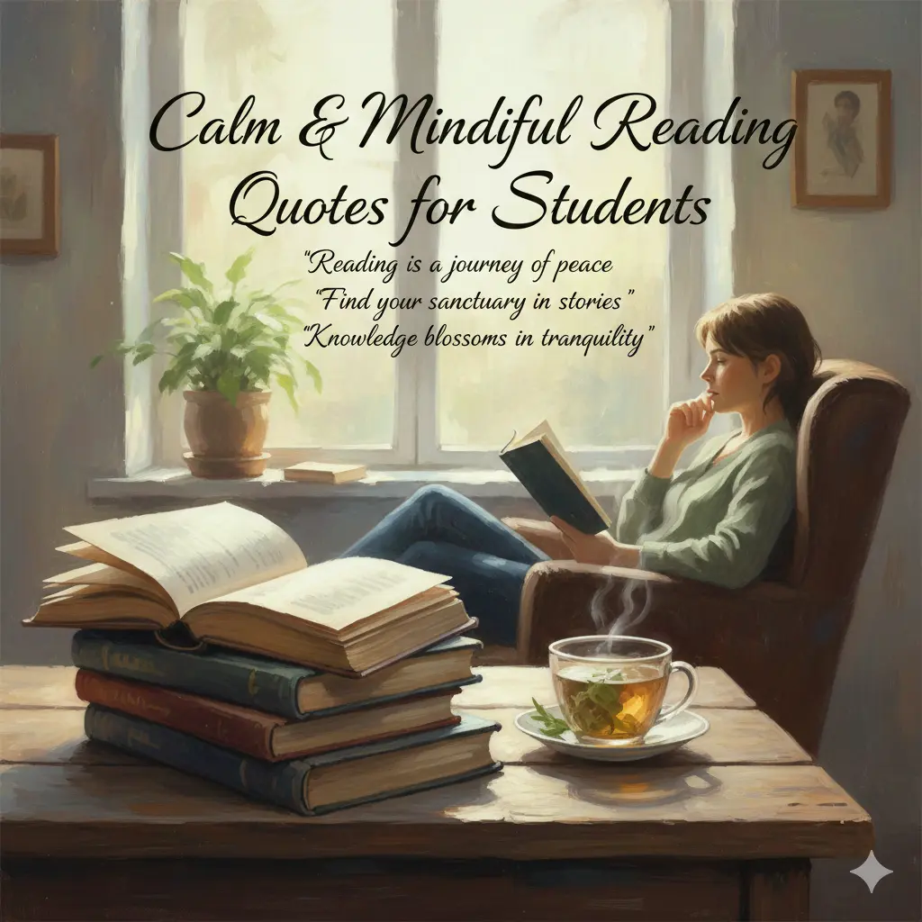 Calm & Mindful Reading Quotes for Students 