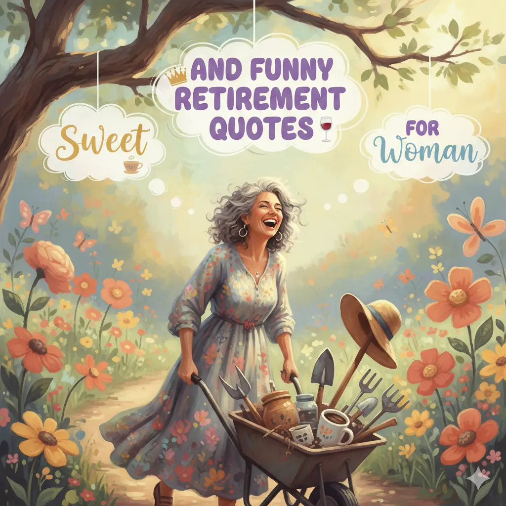 Sweet and Funny Retirement Quotes for Woman