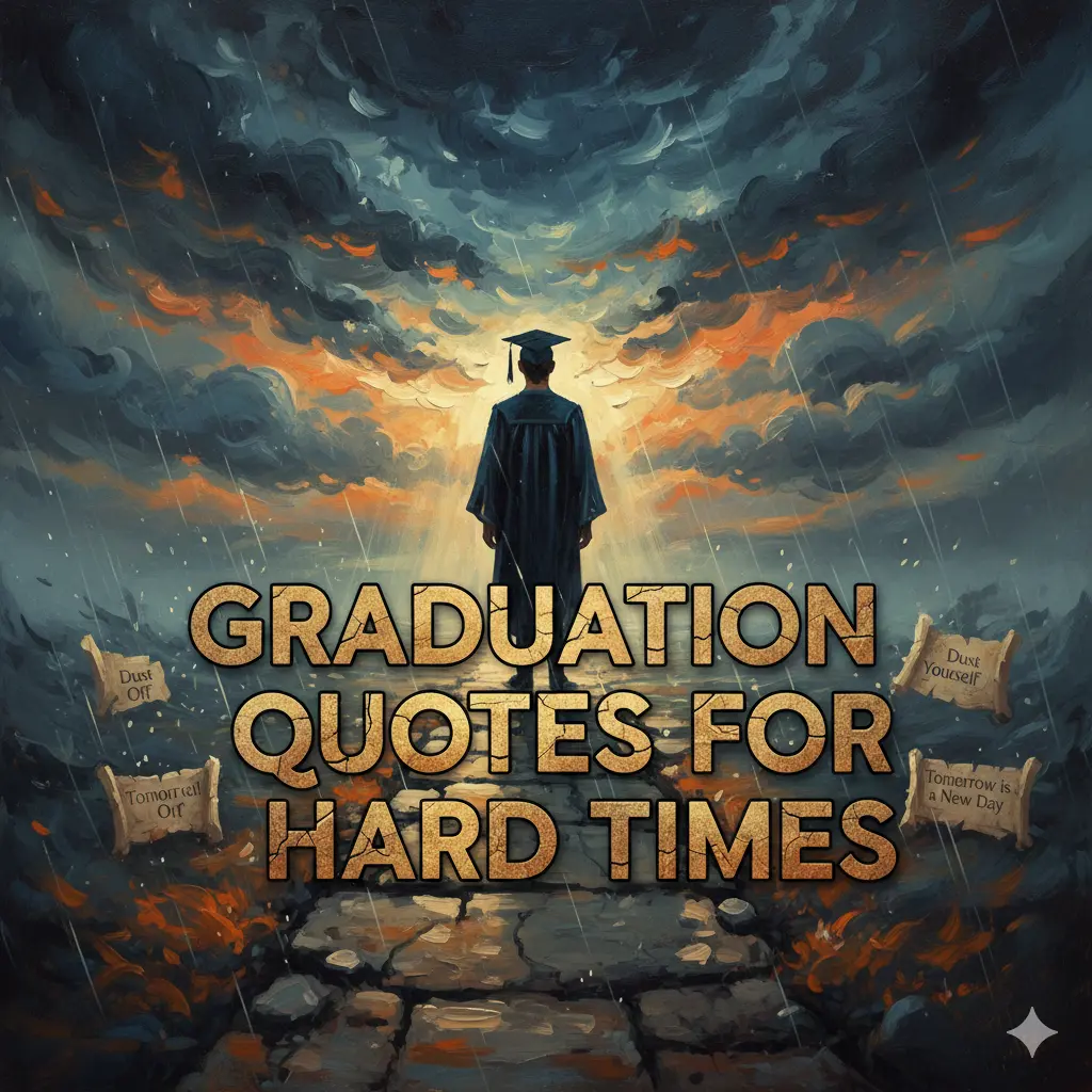 Graduation Quotes for Hard Times