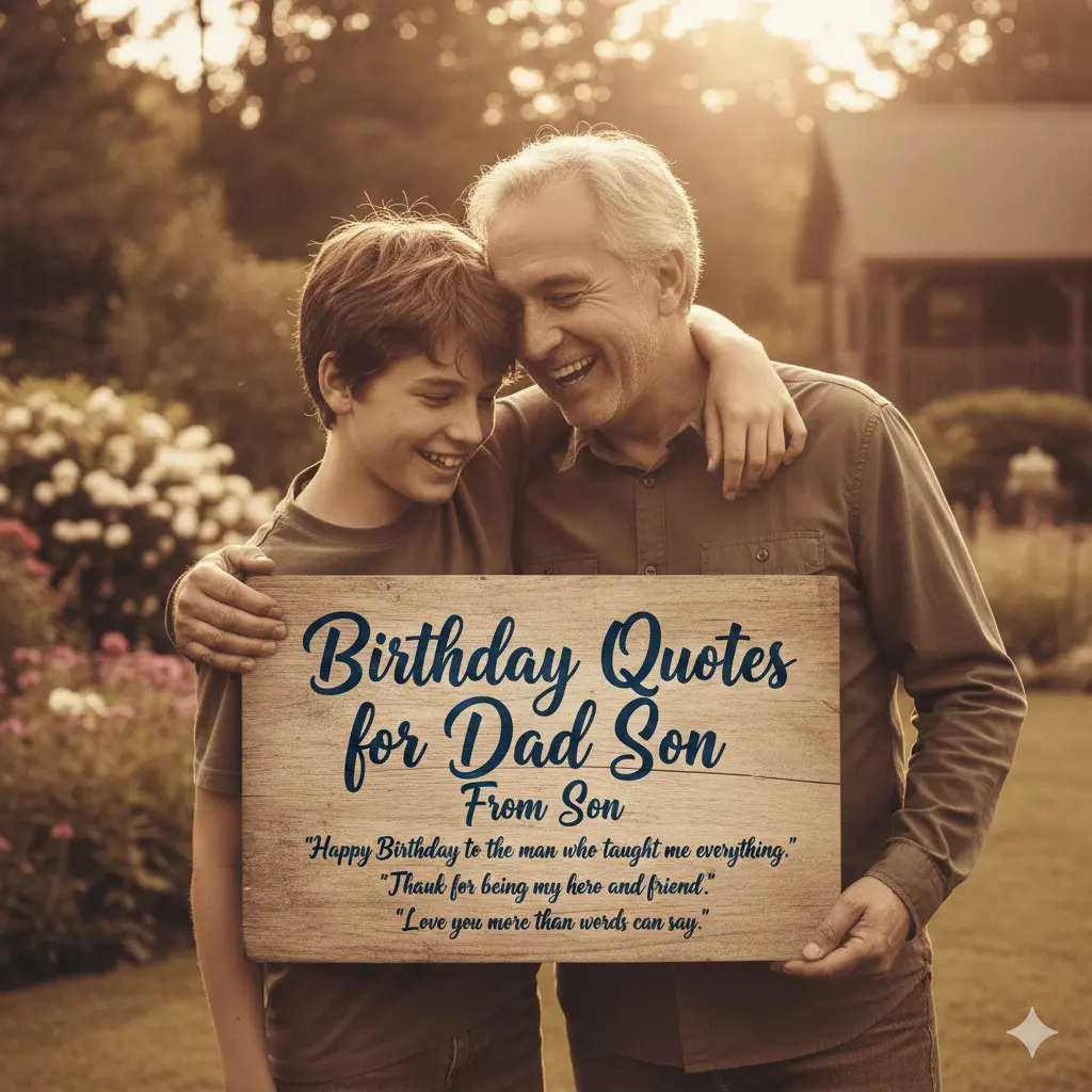 Birthday Quotes for Dad From Son