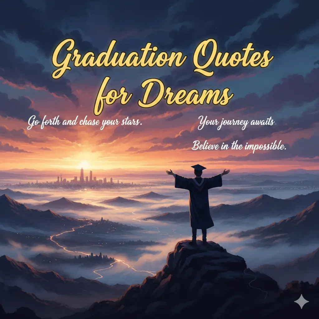 Graduation Quotes for Dreams