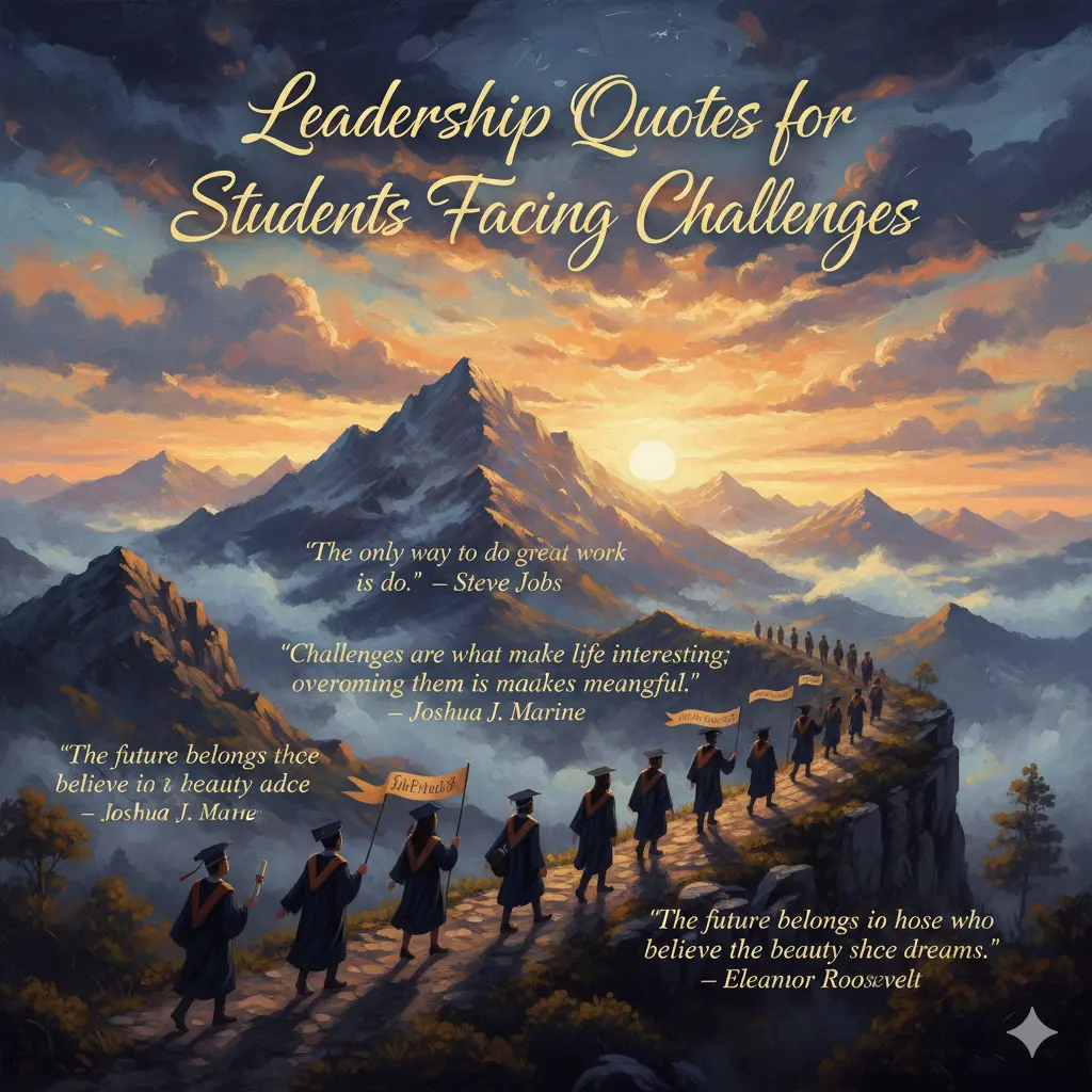 Leadership Quotes for Students Facing Challenges 