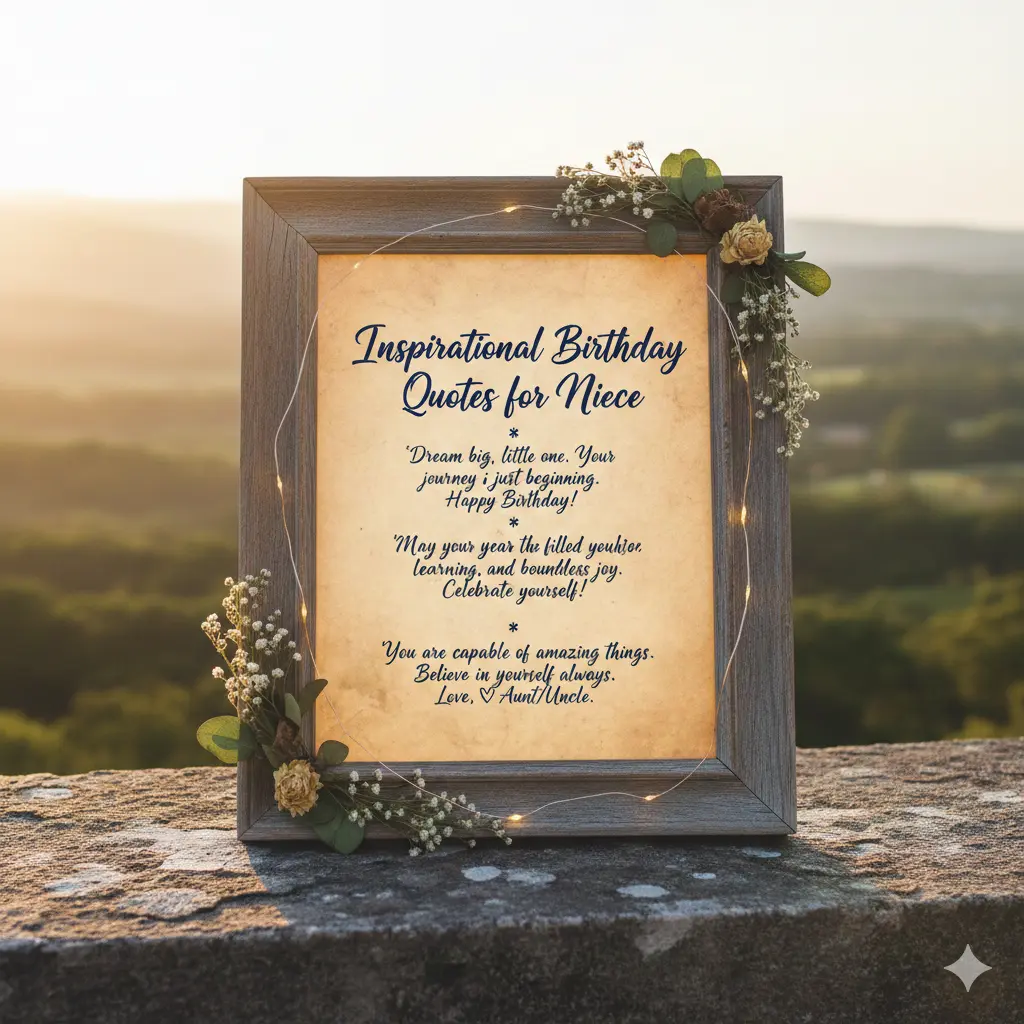 Inspirational Birthday Quotes for Niece