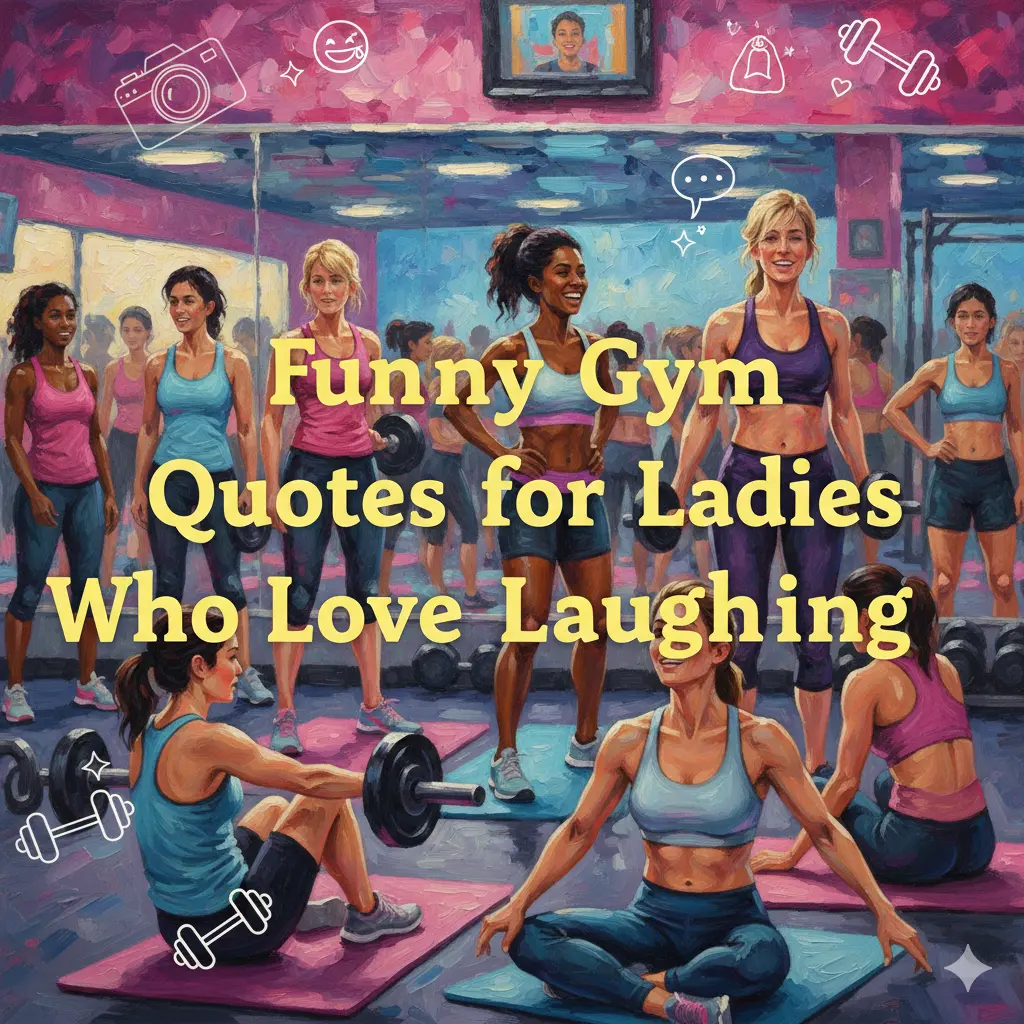 Funny Gym Quotes for Ladies Who Love Laughing