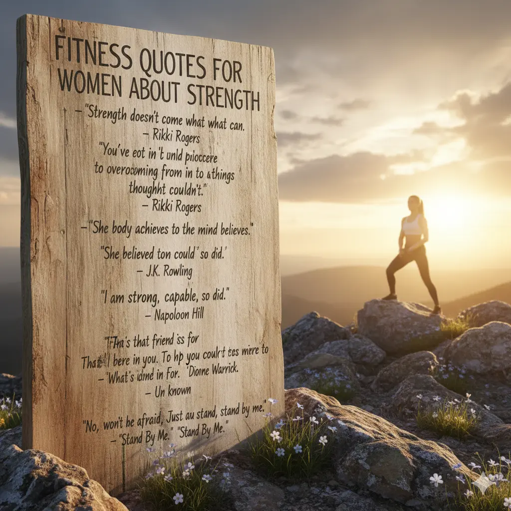  Fitness Quotes for Women About Strength 