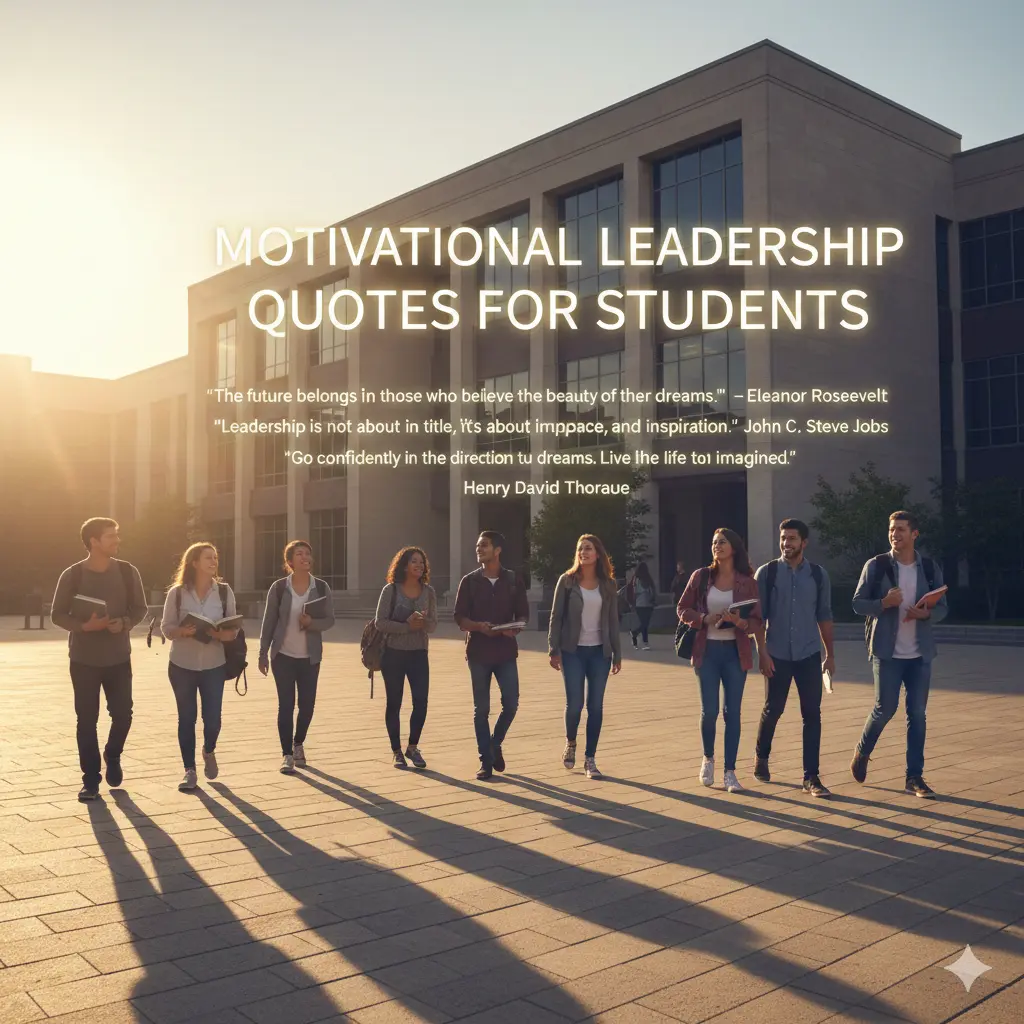 Motivational Leadership Quotes for Students 
