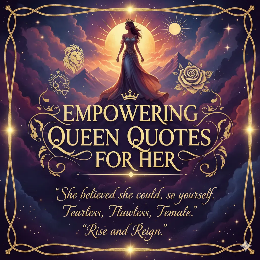 Empowering Queen Quotes for Her