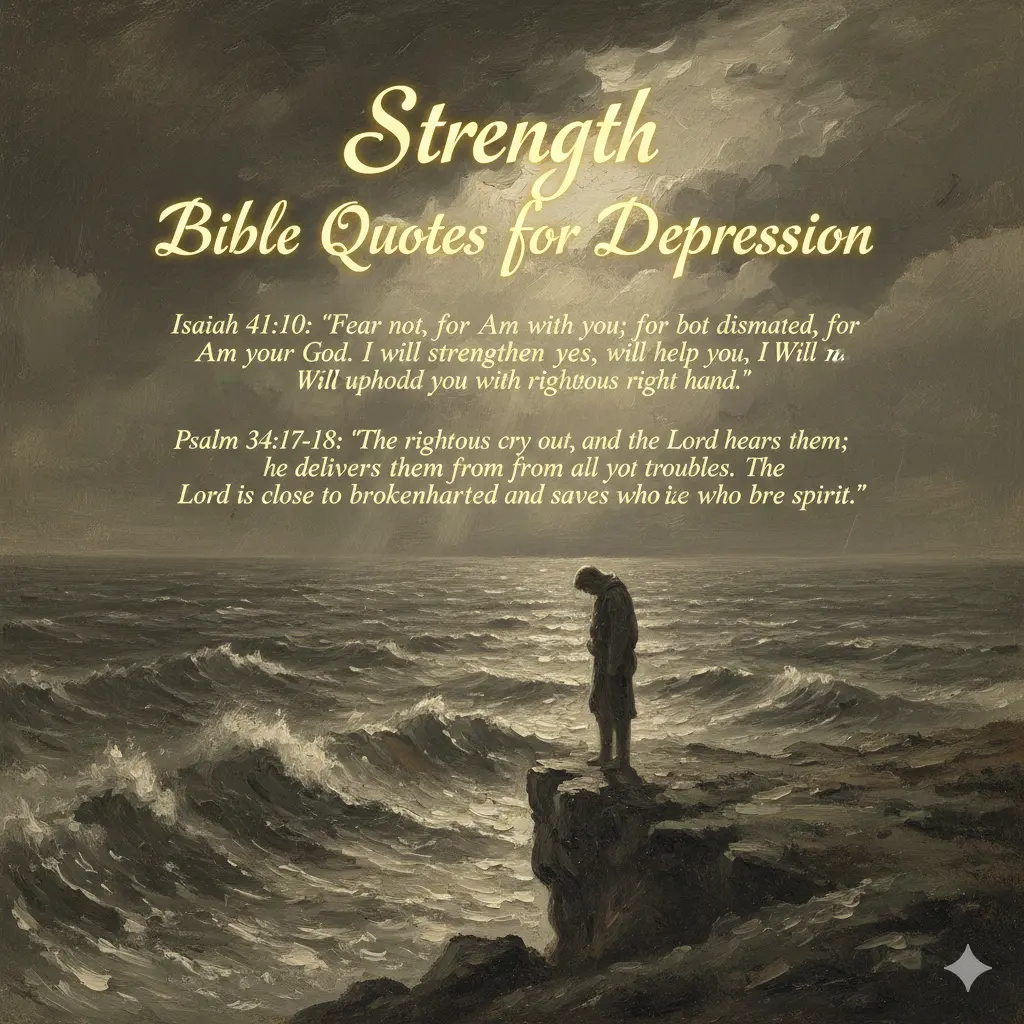 Strength Bible Quotes for Depression 