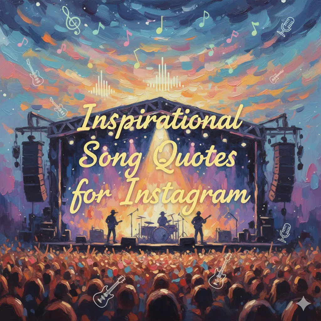 Inspirational Song Quotes for Instagram