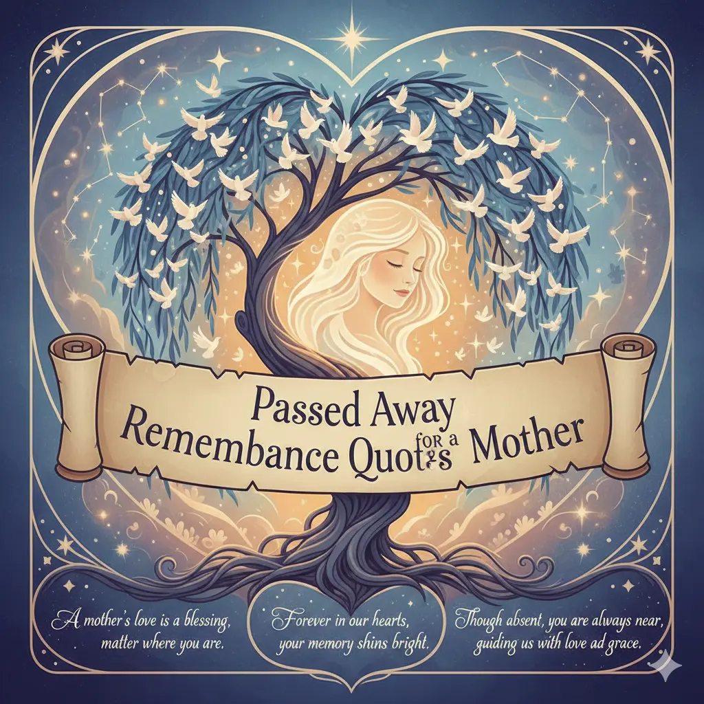 Passed Away Remembrance Quotes for a Mother