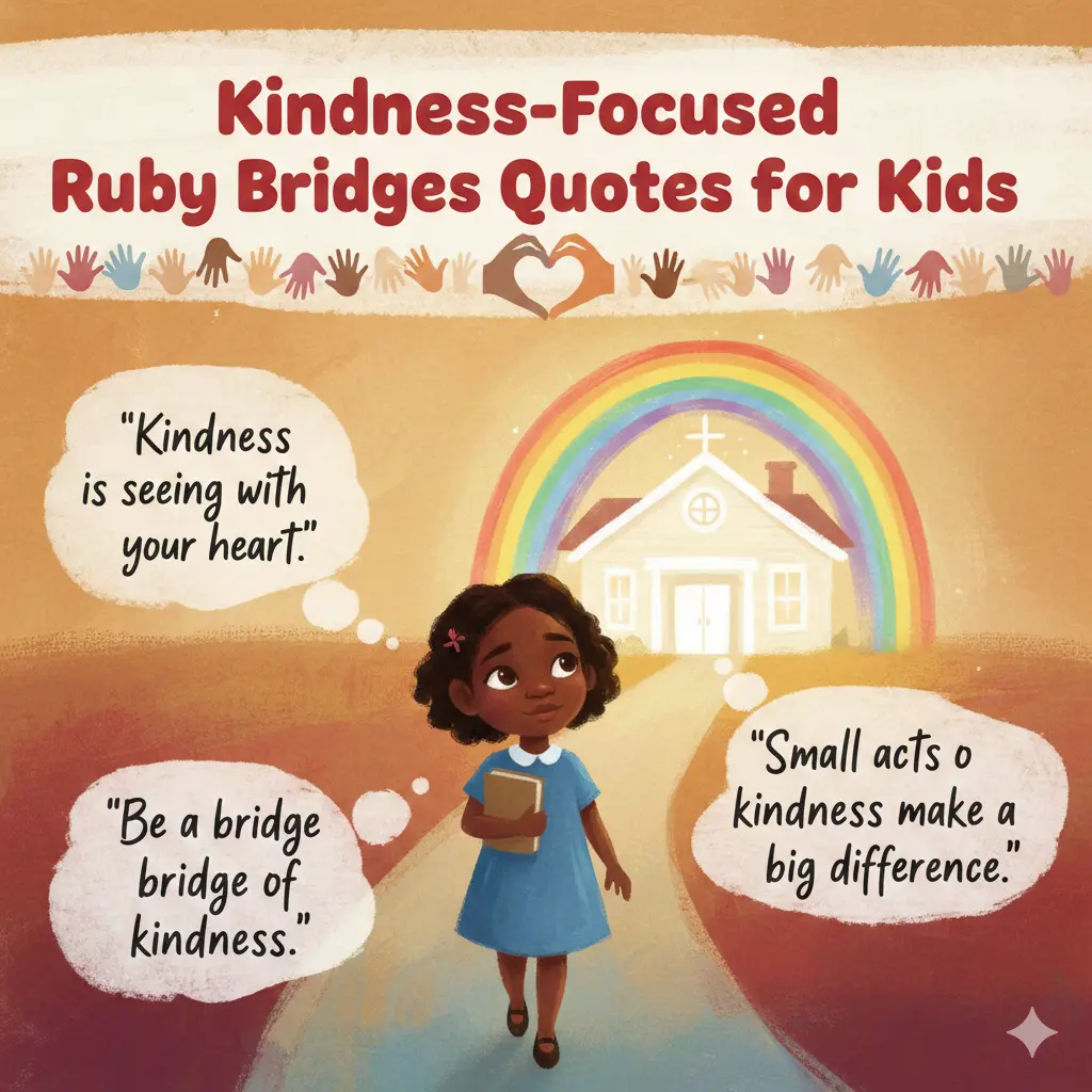 Kindness-Focused Ruby Bridges Quotes for Kids