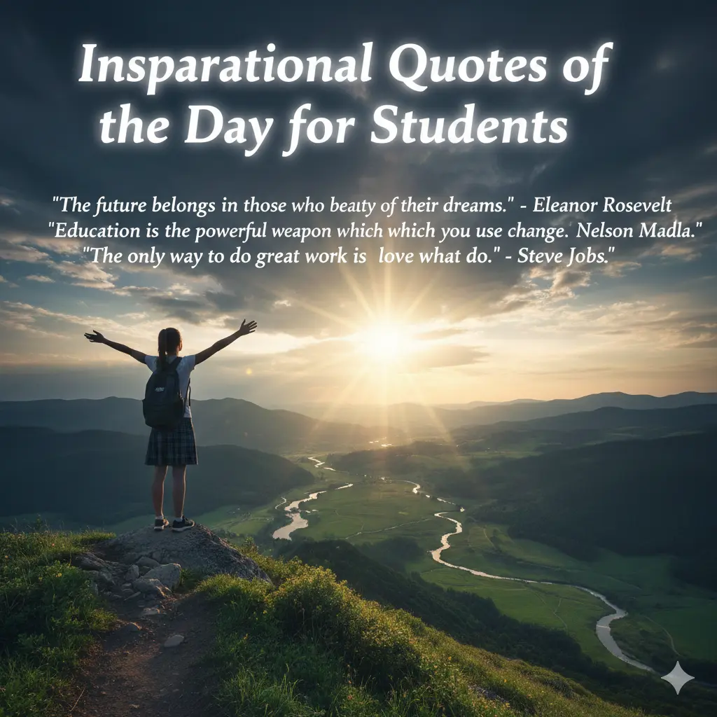 Inspirational Quotes of the Day for Students