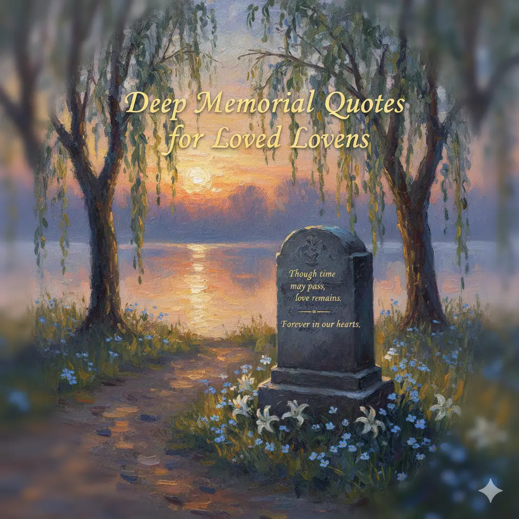 Deep Memorial Quotes for Loved Ones