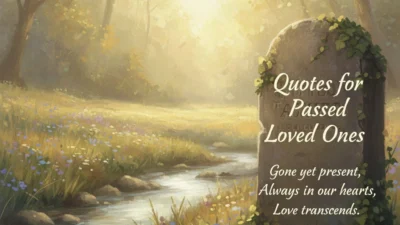 Quotes for Passed Loved Ones