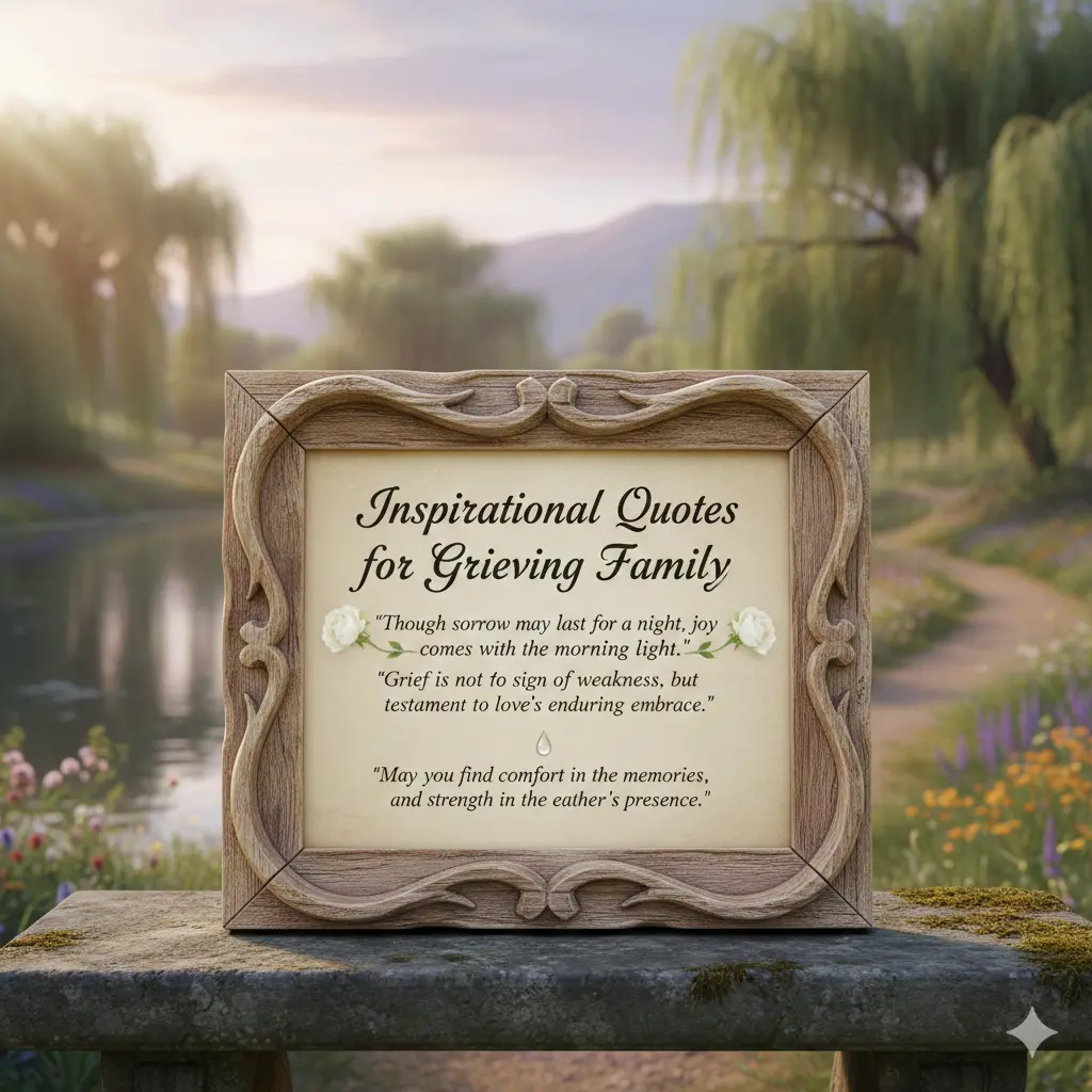 Inspirational Quotes for Grieving Family