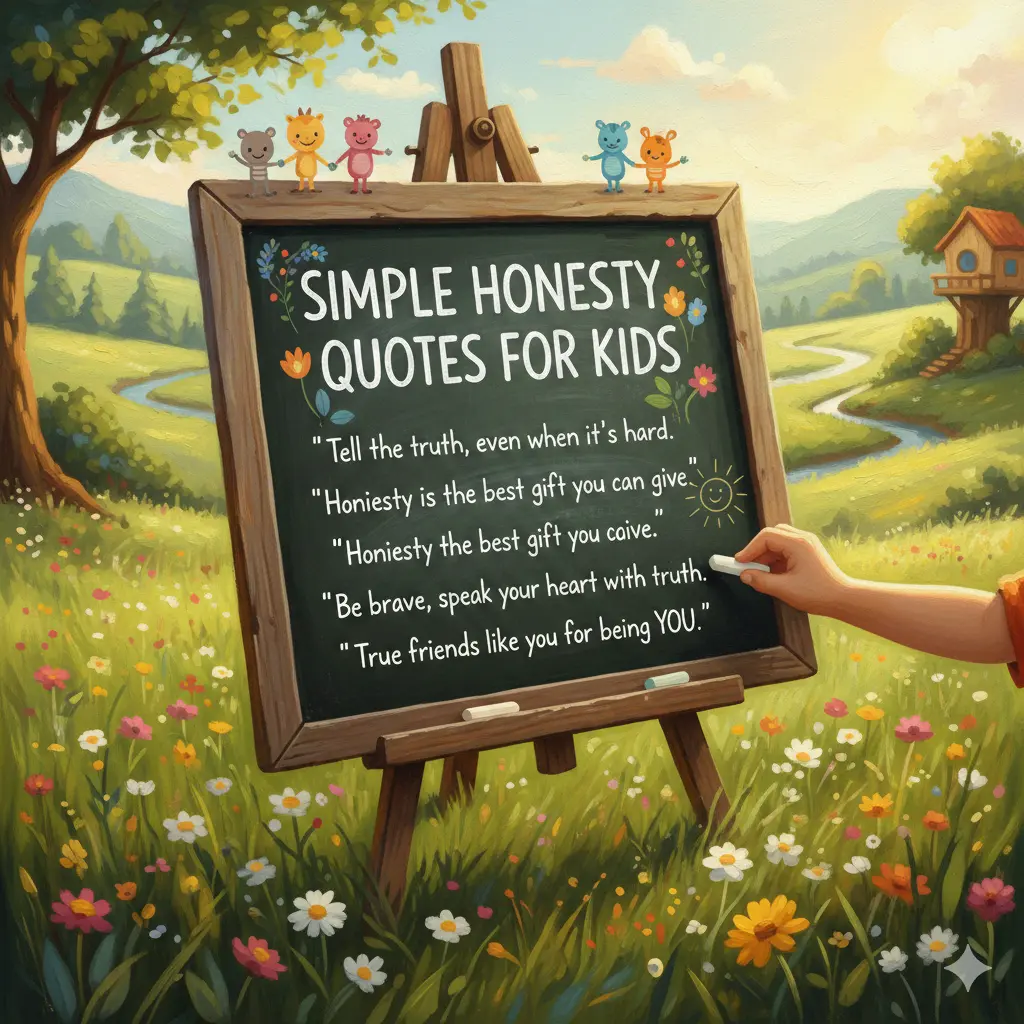 Simple Honesty Quotes for Kids