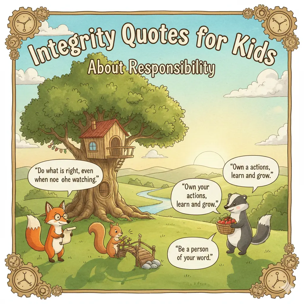 Integrity Quotes for Kids About Responsibility