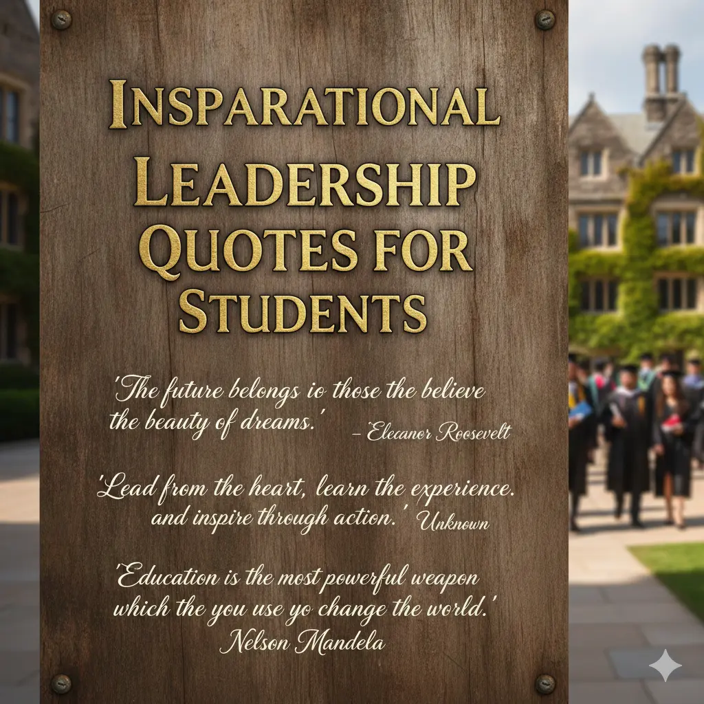 Inspirational Leadership Quotes for Students