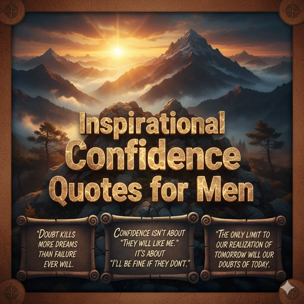 Inspirational Confidence Quotes for Men