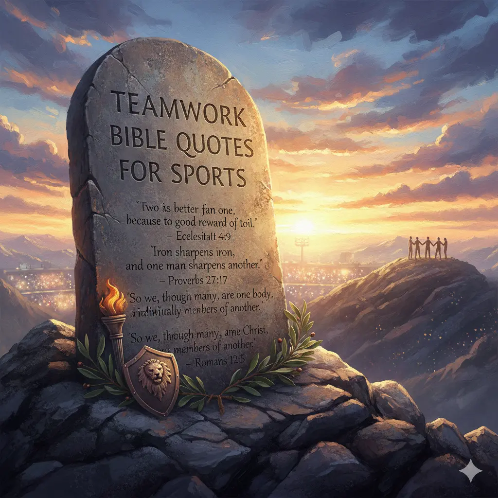 Teamwork Bible Quotes for Sports 