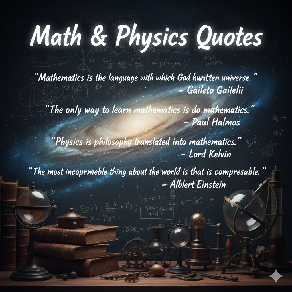 Math & Physics Quotes
