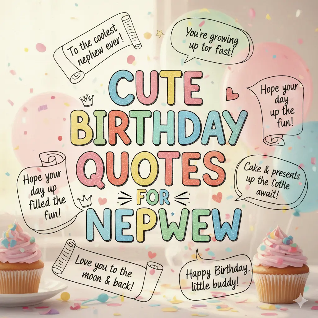 Cute Birthday Quotes for Nephew