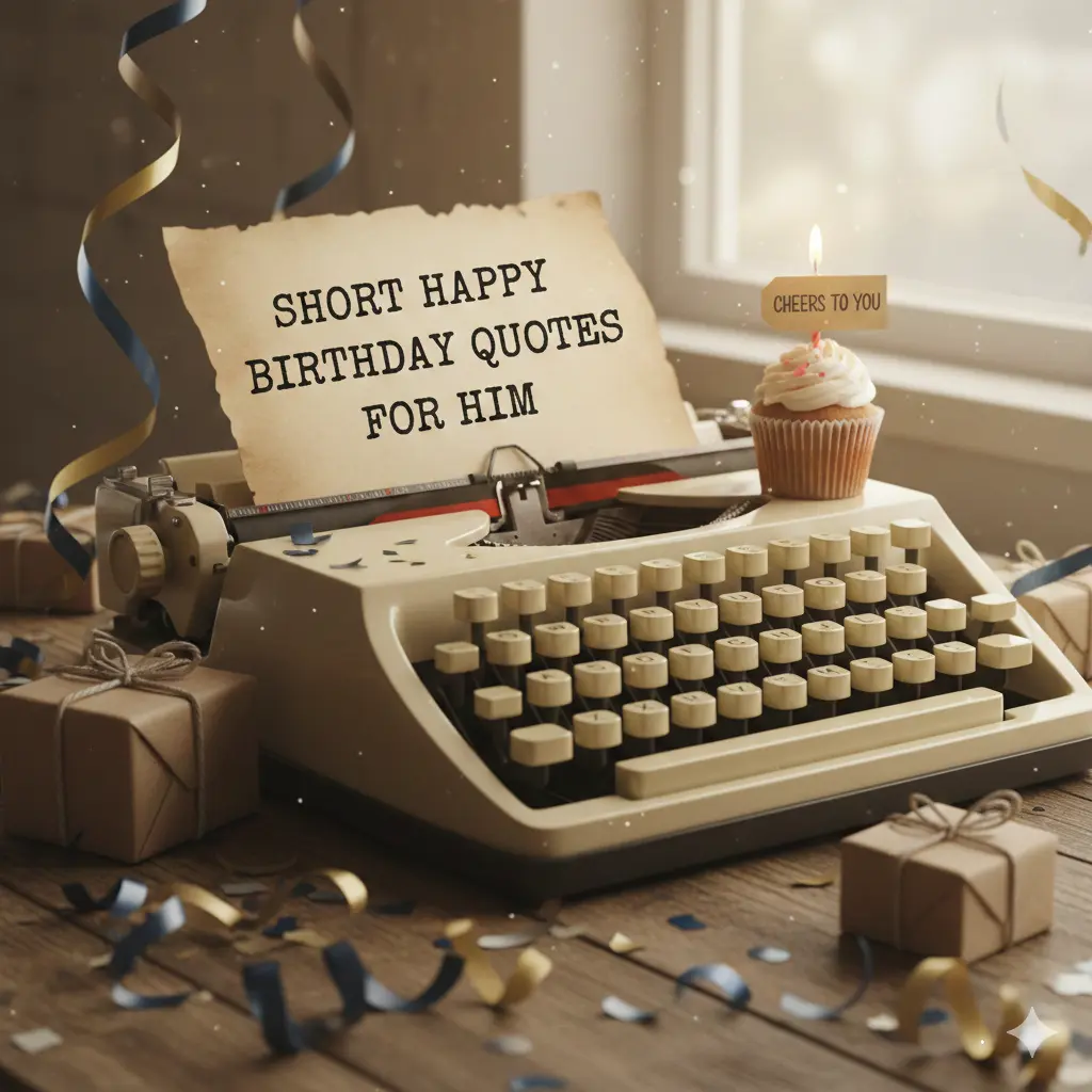 Short Happy Birthday Quotes for Him