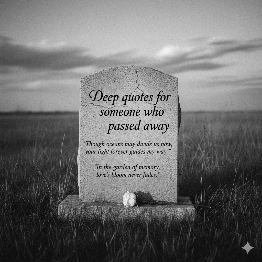 Deep quotes for someone who passed away