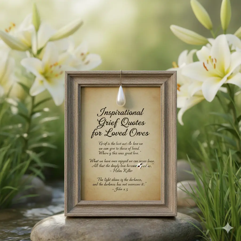 Inspirational Grief Quotes for Loved Ones