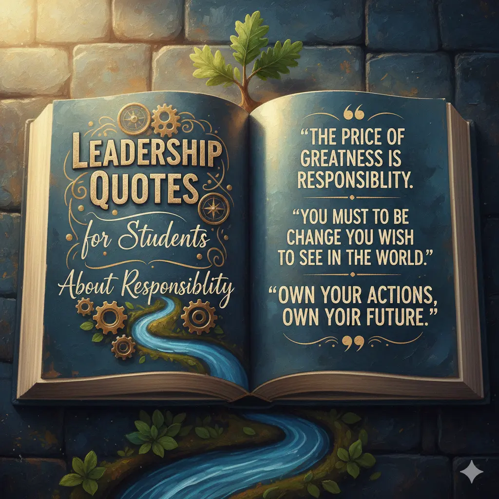 Leadership Quotes for Students About Responsibility 