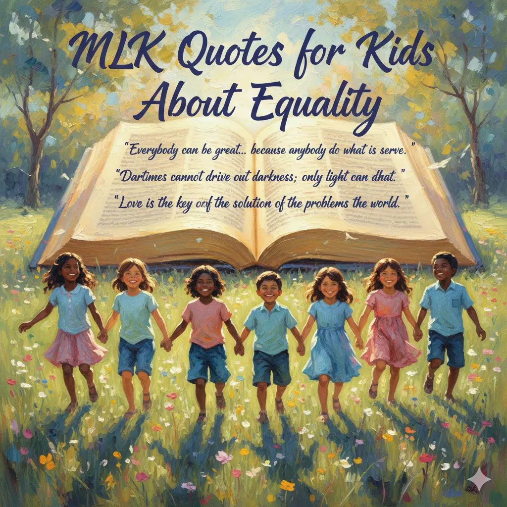 MLK Quotes for Kids About Equality