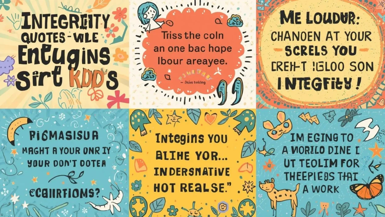Integrity Quotes for Kids