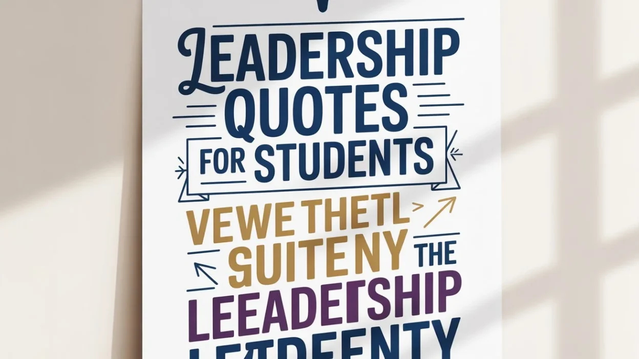 Leadership Quotes for Students