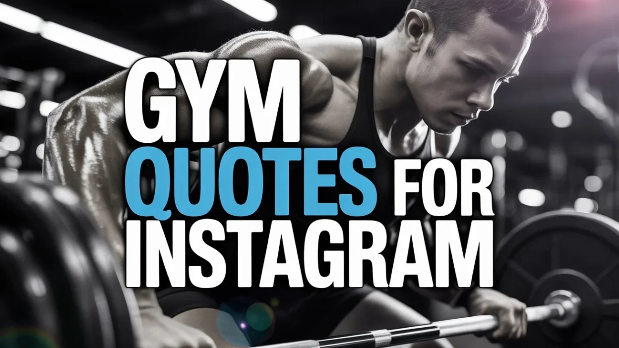 Gym Quotes for Instagram