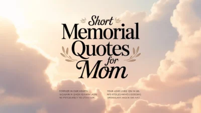 Short Memorial Quotes for Mom