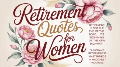 Retirement Quotes for Woman