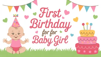 First Birthday Quotes for Baby Girl