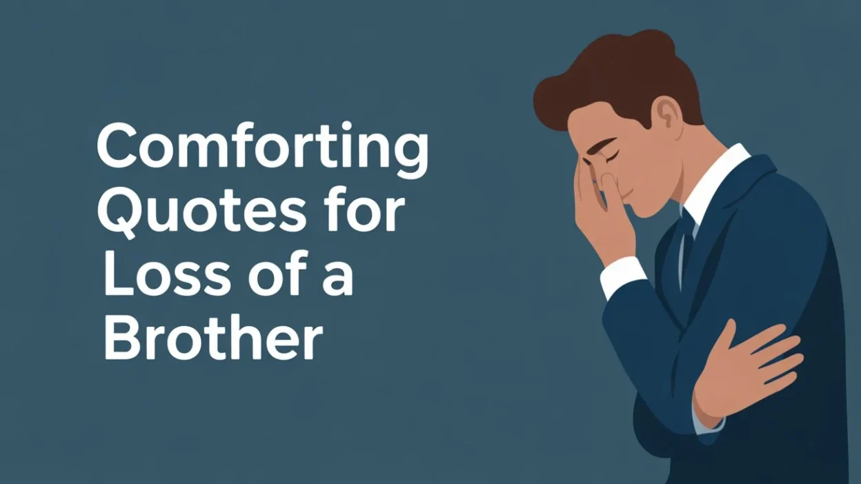 Comforting Quotes for Loss of a Brother
