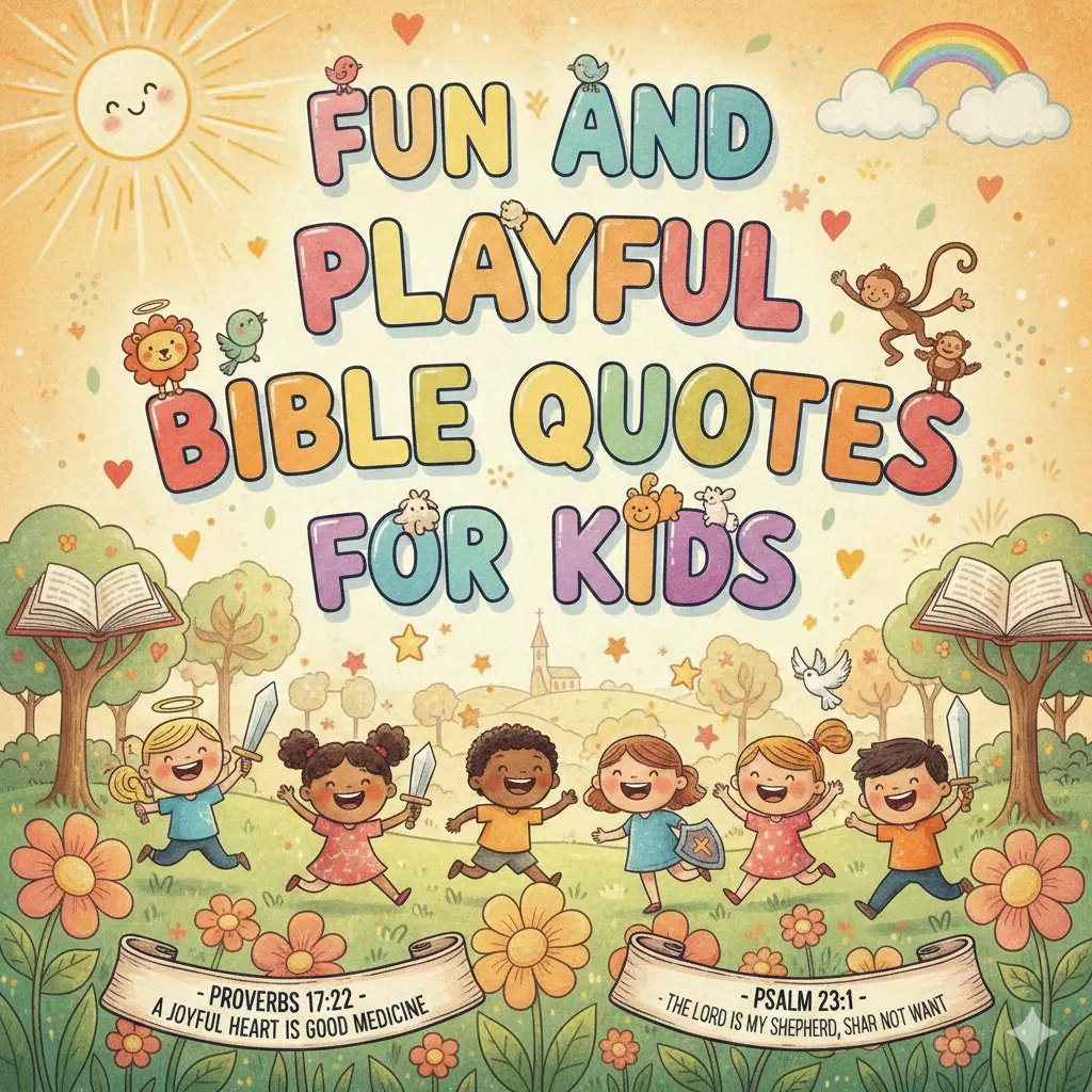 Fun and Playful Bible Quotes for Kids