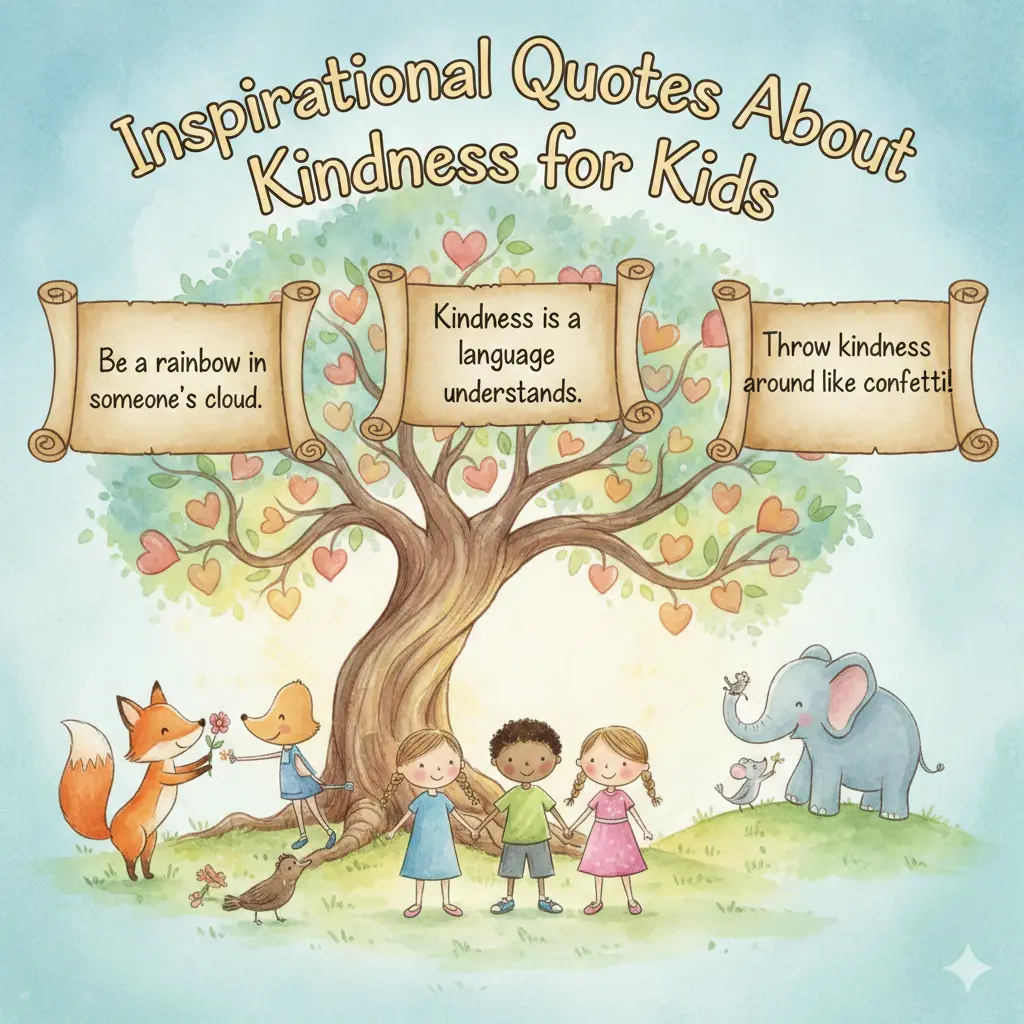  Inspirational Quotes About Kindness for Kids